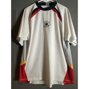 Germany Shirt Mens XL White Black Red DFB Fußball-Bund Soccer Jersey 2000s Fan